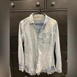 Denim shirt, size small
